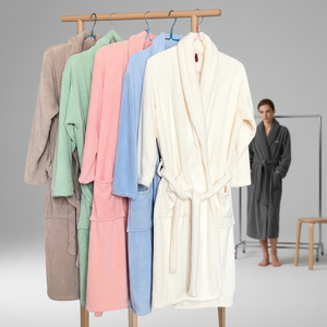 Albornoz de Felpa Gruesa y Suave <span class=keywords><strong>al</strong></span> por Mayor para Hombre y Mujer, Bata Larga Cálida de Otoño-Invierno, Ropa de Estar por Casa y Camisón para el Hogar y Hotel - Product Image 6