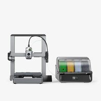 Impresora 3D Creality Hi Combo Inteligente Multimaterial de 16 Colores CFS de Impresión Rápida de 500mm/s de Alta Velocidad, Impresora de Escritorio Portátil