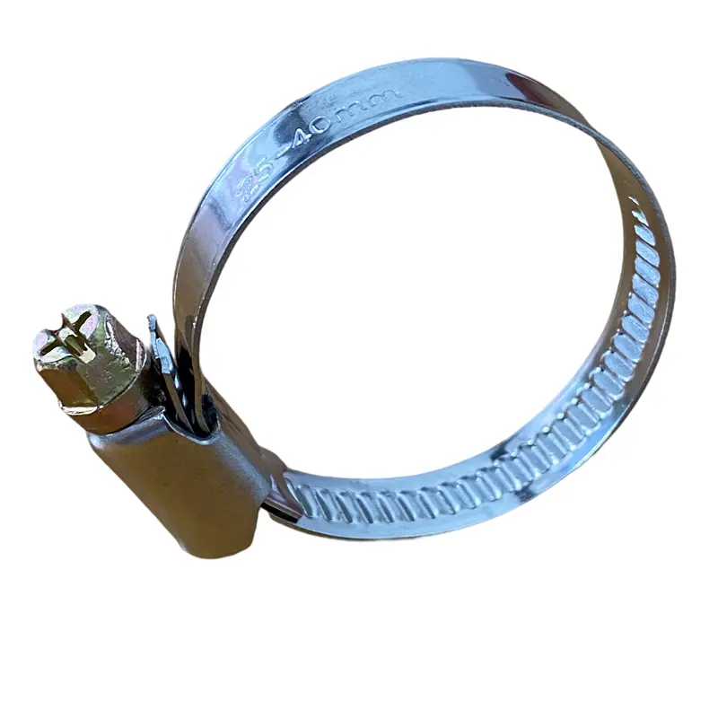 DIN3017 non-perforated worm drive 12mm partial head german type hose clamp