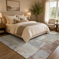 Tapis personnalisé lavable de style luxueux, moderne et minimaliste pour bureau, réception d'entreprise, prière et usage domestique