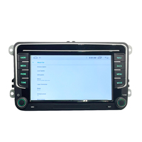 Autoradio Android Lecteur multimédia de voiture Ecran tactile Navigation Bluetooth Lecteur Android Auto Carplay Noir Autoradio GPS