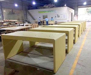 Mesas de madera de chapa natural, tamaño personalizado, apertura de nueva tienda, diseño interior, fabricación de <span class=keywords><strong>materiales</strong></span> de tienda de teléfono - Product Image 4