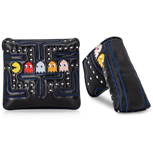 Housse de putter de golf en polyuréthane brodée Smurfs <span class=keywords><strong>Rouge</strong></span> et Bleu avec fermeture magnétique puissante et design demi-rond - Product Image 1