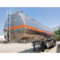 Nouvelle semi-remorque citerne à carburant/eau en alliage d'aluminium 6x4 pour le transport de liquides