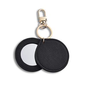 Black Cool Style Portable Hanging Canvas Cover Cosmetic <b>Make</b> <b>up</b> Pocket <b>Mirror</b> - Product Image 1