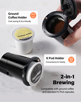 Infusion froide et chaude K-cup Capsule Cafetière Cafetière à service unique