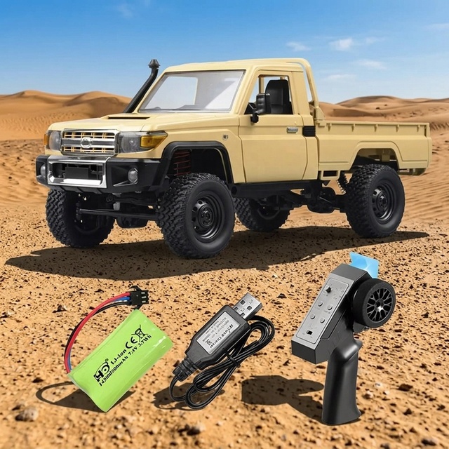 AiJH MN82 High-Speed Rc Car 8km/h 4WD All Terrain Off-Road Car Full 1:12 All Terrain Remote Control Truck Toys