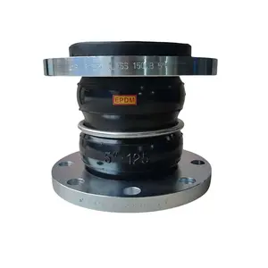 Big size Flanged connector Rubber Expansion Joint rubber bellows joint PN10/16 /25 Flexible rubber joint DN100 DN150 DN300