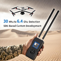 Détecteur de drones FPV portable à main, toutes fréquences, 300-6200 MHz, 2 km, anti-drone, conception personnalisée, développement CKD