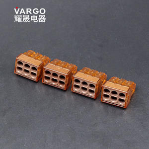 Bloque de Terminales de Inserción de 6 Polos Ys Ys-606, 24A 450V, Tipo Barrera, Transparente, Interfaz Estándar - Product Image 2