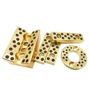 บูชทองเหลืองหล่อลื่นในตัว  แบบ OEM  ทนความร้อน -200~280 องศาเซลเซียส สำหรับงานอุตสาหกรรม รุ่น HKB-CBBGr - Product Image 1