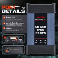 Nuovo 2026 MaxiFlash VCI J2534 Programmatore ECU CAN FD DoIP SAE J2534 Interfaccia Diagnostica ISO22900 per Autel MS909