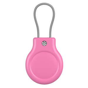 Funda Protectora Ligera y Delgada para Apple AirTags, Carcasa <span class=keywords><strong>de</strong></span> PC Resistente a Impactos con Llavero <span class=keywords><strong>de</strong></span> Cuerda Metálica para Localizador <span class=keywords><strong>de</strong></span> Llaves y Bolsos - Product Image 6