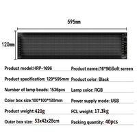 Nouveau panneau LED matriciel flexible pour voiture, écran USB pour voiture, panneaux LED défilants, 12V RGB, contrôle par application à distance, motifs
