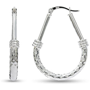 Orecchini a Cerchio Grandi alla Moda per Donne, Orecchini Pendenti Rotondi Minimalisti, Gioielli per Orecchie da Festa e Uso Quotidiano - Product Image 3
