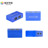 Conector Hermético Asaze Rae USB 3.0 F/F Sellado Tipo D, Probado para Fugas de Helio en Aplicaciones Aeroespaciales