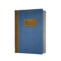 Livraison rapide, menu en cuir personnalisé avec logo, menu en tissu A4, couverture de menu, restaurant