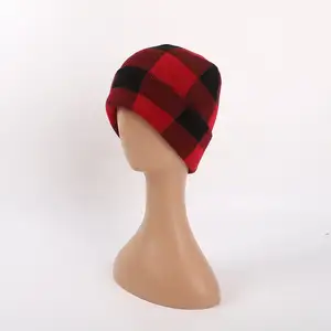 OEMカスタムロゴ帽子サプライヤーメーカー刺繍無地プレーンアクリルユニセックスニット帽冬の女性ビーニー