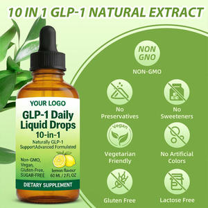 Gouttes buvables biologiques personnalisables OEM/ODM pour la beauté et la santé, 60 ml, GLP-1 pour femmes et hommes - Énergie, sommeil, soutien immunitaire - Product Image 5