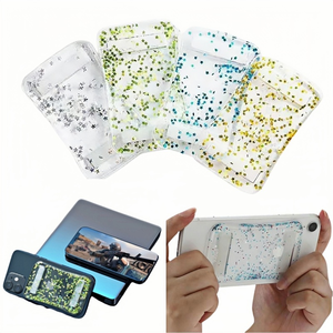 Quick Stick Reusable Silicone Rubber <b>Physical</b> Cooling Sticker for Gaming Phones Easy Peel Fast Heat Dissipation Accessories - Product Image 3