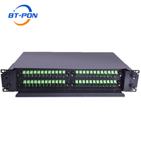 Mini Dinding 48 serat optik port ODF kabinet 24 SC/UPC 48 APC 96 Din Rail 144 Mount 288 Cores 8 96 Box 12 24 4 1 Core 72C