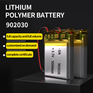 도매 902030 충전식 폴리머 배터리 3.7v 리튬 폴리머 배터리 500mah 902030 리튬 리포 배터리 - Product Image 2