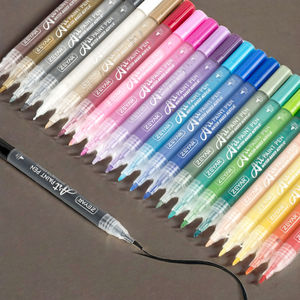 Marcadores de Arte de Doble Punta <span class=keywords><strong>Ohuhu</strong></span>, Juego de Pinceles de Acuarela, 100 Colores, Variedad de Colores al por Mayor para tus Creaciones Artísticas - Product Image 4
