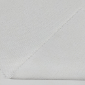 Tissu en maille CVC personnalisé, 85% polyester recyclé, 10% coton biologique, 5% élasthanne, tissu en maille piqué pour t-shirt - Product Image 4