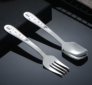 DFC0336 Otros Utensilios Coloridos para Niños, Cuchara Creativa para Alimentación de Bebés, Juego de Cuchara y Tenedor para Frutas Seguro para Jardín de Infancia de CN/GUA - Product Image 4