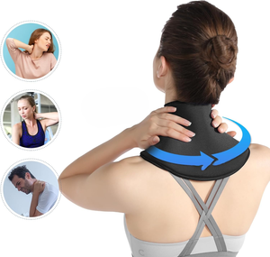 Compresa de Gel Frío/Calor para el Cuello, Alivio del Dolor Cervical y de Hombros, Compresa de Hielo para el Cuello - Product Image 4