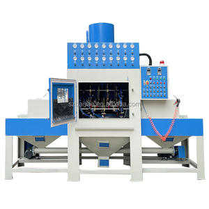 Sabbiatrice Automatica ad Alta Produzione per Cerchioni Auto, Tipo a Nastro Trasportatore, Sabbiatrice a Graniglia - Product Image 1