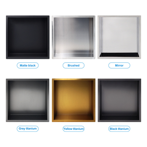 Étagère <span class=keywords><strong>murale</strong></span> de décoration design moderne Salle de bain en acier inoxydable Douche <span class=keywords><strong>niche</strong></span> <span class=keywords><strong>murale</strong></span> - Product Image 3
