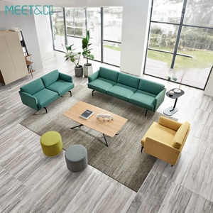 New Arrival Luxury Modern Office <b>Sofas</b> Modular Recliner Sectional Leather <b>Sofa</b> Set Living Room Executive Space Fabric Furniture - Product Image 5