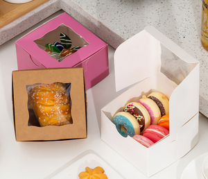 Thức ăn nhanh cốc bánh hộp nhựa trong suốt Bìa cupcakes hộp - Product Image 6