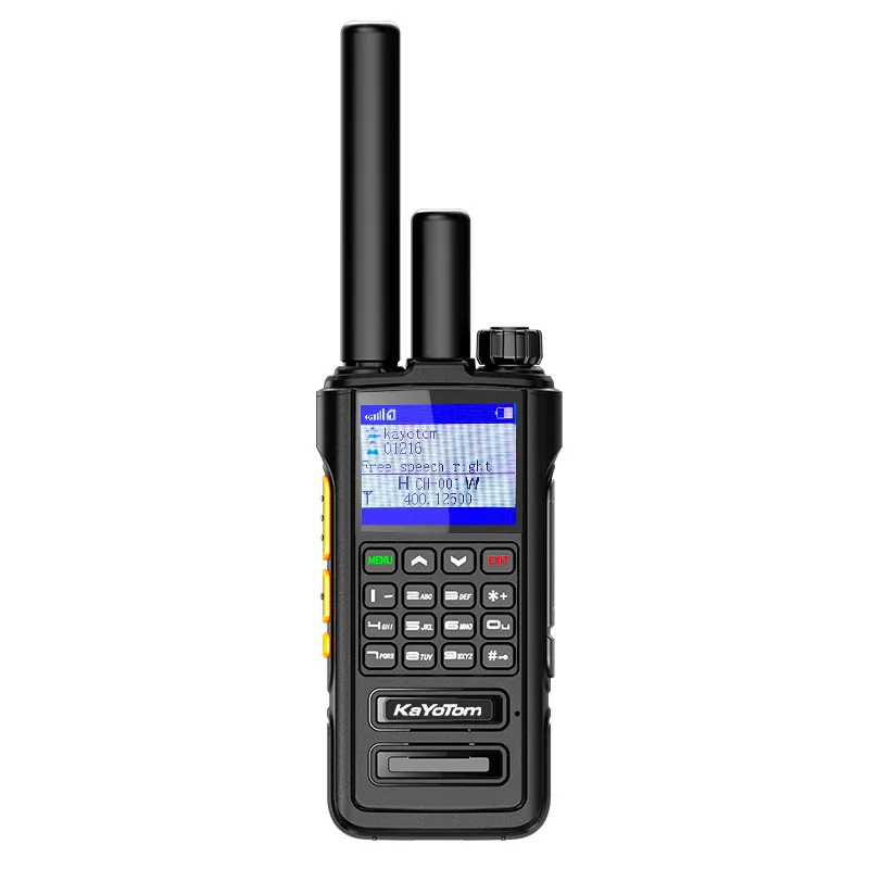 Professional Handheld 4G+ Two-Way Radio Dual Mode Long Range 5000KM HF Communicator Optional GPS Location IPX6