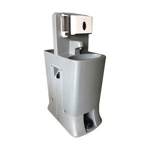 Ngoài Trời Rửa Tay Di Động Rửa Tay Trạm Với Chân Flushable Người Sử Dụng Cũng Trên Bên Ngoài Nhựa Đôi Bộ - Product Image 3