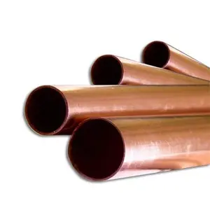 AC Copper Pipes with Rubber Insulation Tube Decoiled Welded Punched Cut for Air Conditioner Copper Pipe Protection