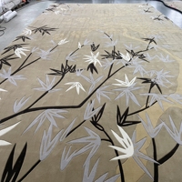 Tapis moderne en laine de Nouvelle-Zélande, tapis de luxe pour le salon, tapis décoratif à poils longs, tapis moderne en soie, tapis modernes