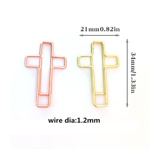 Offre Spéciale créatif étudiant trombones forme spéciale or métal Animal/fleur trombones pour bureau papeterie signets Clips - Product Image 6
