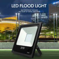 Reflector LED de Alta Calidad de Fábrica Woojong China, 10W-400W, Clasificación IP65, Ángulo de Haz de 110°, Alto Lumen, Iluminación Exterior, 2 Años de Garantía
