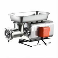 Hachoir à viande électrique automatique portable en acier inoxydable, multifonctionnel, mini, professionnel, pour restaurant et usage domestique