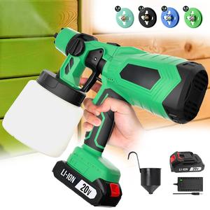 20V Cordless Paint Sprayer Gun 800ml 2500PSI <b>Brushed</b> Motor DIY Battery <b>Powered</b> CPS-20B Cordless Paint Sprayer CPS-20B - Product Image 1