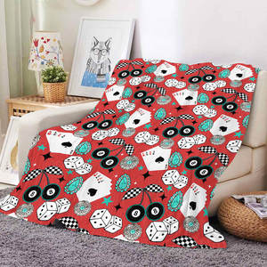 Manta <span class=keywords><strong>de</strong></span> Franela Ultra Suave con Estampado a Cuadros y Diseño <span class=keywords><strong>de</strong></span> Billar <span class=keywords><strong>de</strong></span> 8 Bolas con Leopardo, Nueva Colección 2026 - Product Image 3