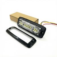 Feux stroboscopiques LED bleus homologués ECE R65, feux de calandre d'urgence pour voiture, étanches IP67, nouvelle garantie de 2 ans