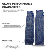 Leggings antistatiques sur mesure en usine, fil HPPE, niveau de résistance au coupure C4, pour le travail du bois et la menuiserie