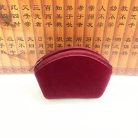 Pochette à bijoux en velours anti-poussière avec fermeture éclair Talent Gift 6,5x4x9cm