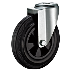 6''8'' Bolt lỗ nhự<span class=keywords><strong>a</strong></span> lõi bánh xe cao su bánh xe công nghiệp nặng chất thải bin bánh xe - Product Image 2