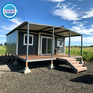 Casa Expandible Portátil Prefabricada de Doble Ala para Vivir, con Panel Sándwich de PU y Soporte Resistente - Product Image 1