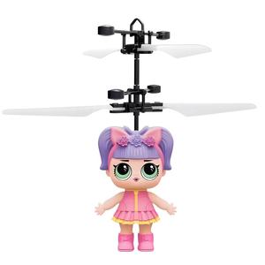 KK nouveau Noël LED boule volante coloré infrarouge inductif RC avion Surprise <span class=keywords><strong>Lol</strong></span> poupée jouets volants à la main lumières LED intégrées - Product Image 3