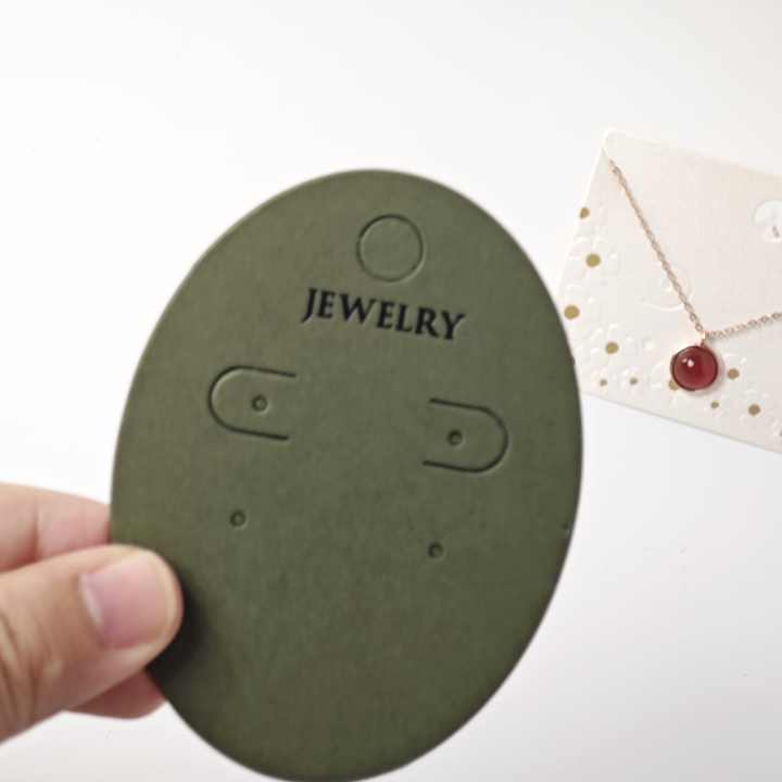 Eco-Friendly Paper Cardboard Paper Earring Display and Packaging Custom ...
